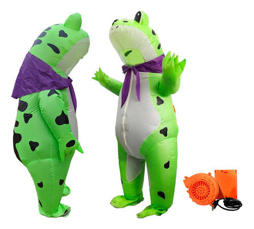 Q Traje Inflable De Rana Traje De Rana De Escenario Vestido
