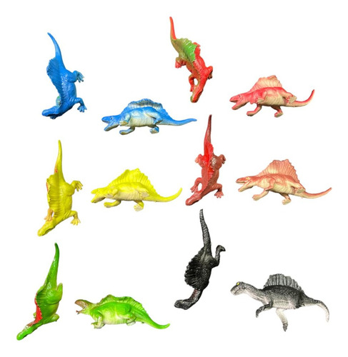 Dinosaurio Goma 15cm X12 Surtido 