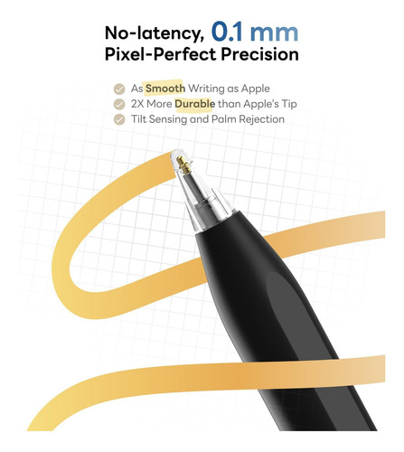 Lápiz Eip 2 For iPad, Magnetic, 10 Mm Precise, 2x Puntas