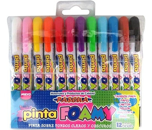 Pinta Foamy Crayon Especial Papeleria Merceria No Toxico