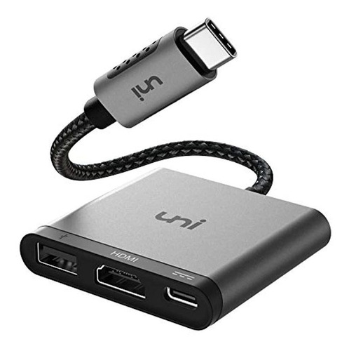 Adaptador Usb C A Hdmi, Uni Hdmi A Usb-c Multiport Adapter