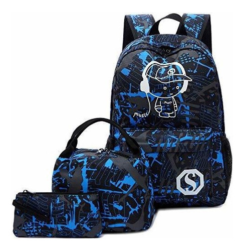 Mochila Escolar Para Ninos Lindo Bluboon Mochila De Viaje P