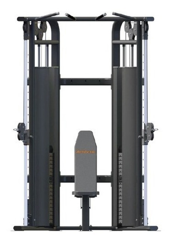 Multigimnasio Profesional Polea Doble Torre Multigym C Banco
