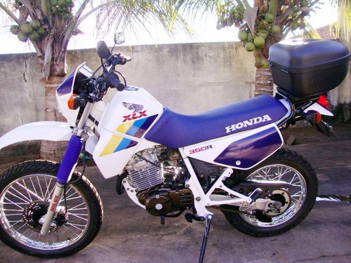 Jogo De Adesivo Faixa Xlx 350r 1988 Branca