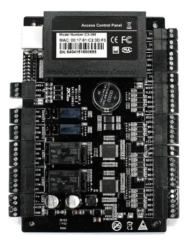 20 Unid. Placa Controladora De Acesso Zkteco C3-200 Tcp/ip
