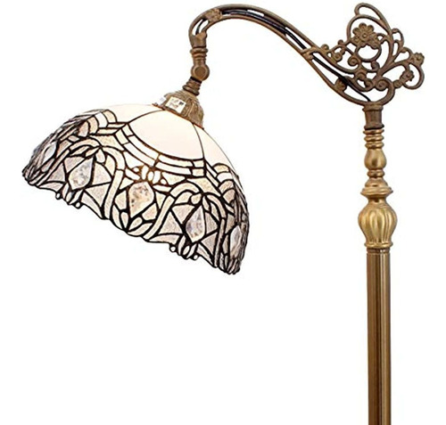 Lámpara De Pie De Estilo Tiffany, Vitral De 64 Pulgadas De A