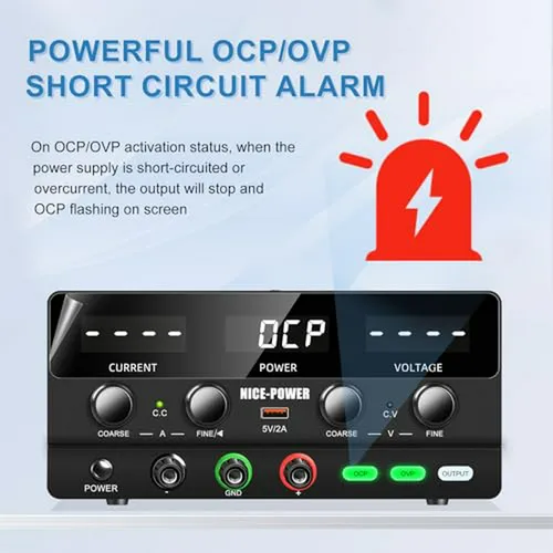Fuente De Alimentación Variable 30v 10a, 300w Con Display Le