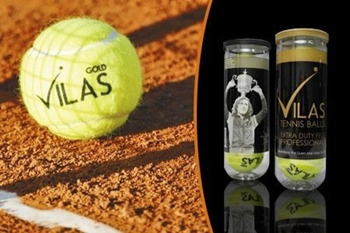 Imagen 3 de 7 de Tubo Pelotas Vilas Gold X 3 Balls Tenis Padel - Local Olivos