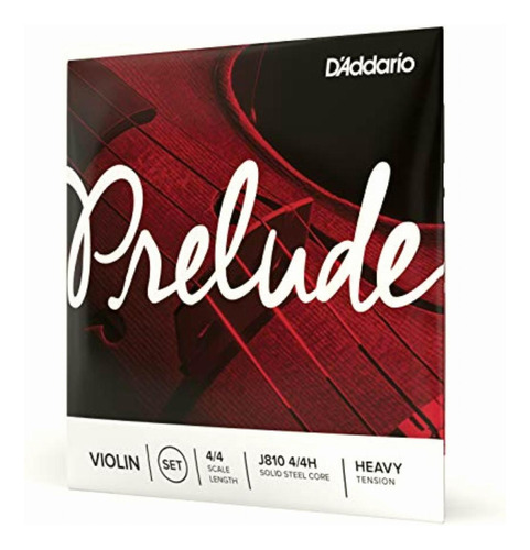 D'addario J810 4/4h Prelude 4/4 Scale Heavy Tension Violin