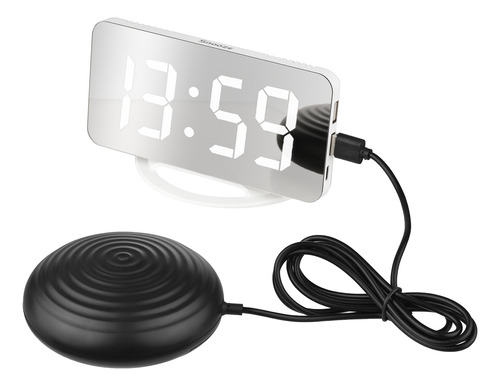 Despertador Electrónico Con Puertos, Reloj Durmiente, Alarma