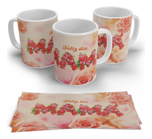 Taza Ceramica Sublimada Dia De La Madre Mama #447