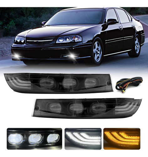 Shocklight Luz Antiniebla Led Para Chevy Impala Parachoque