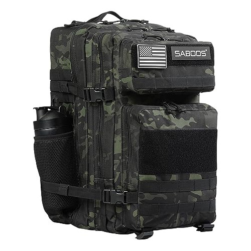 Saboos 45l Tactical Military Backpack For Men Gym Backpack C