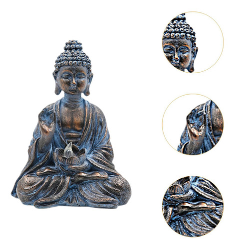 Buda Figurina Escultura Descripción De Energía Solar