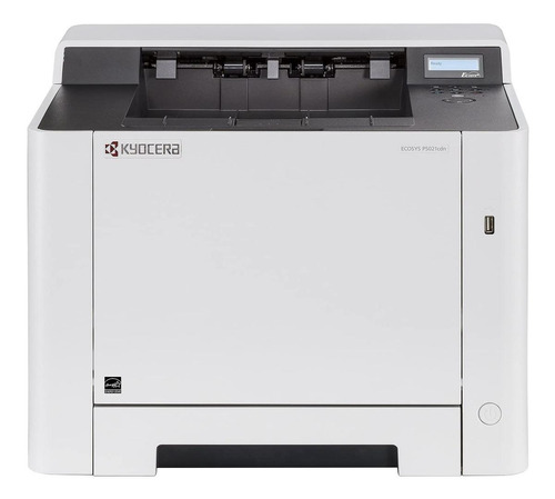Impressora a cor função única Kyocera Ecosys P5021Cdn branca e cinza 120V