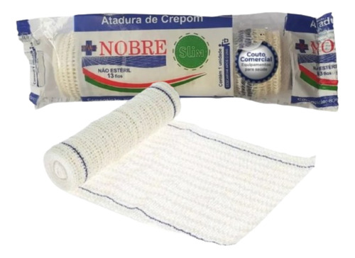 Atadura De Crepom 13 Fios 15 Cm X 1.8 Nobre 24 Un Curativo