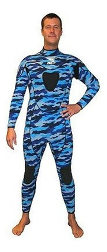 Buceo Traje De Neopreno Traje Completo Camuflado De 3 Mm Co