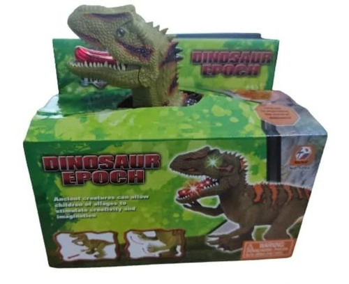 Imagen 2 de 5 de 80089 Juguete Dinosaurio T-rex Camina Luz Sonidos Babymovil