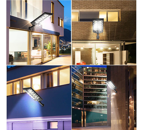 Lámparas Luz Solar Exterior Jardín Luminaria Led Solar