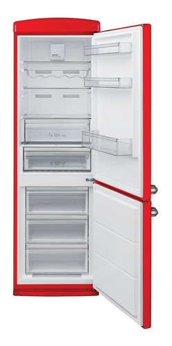 Imagen 2 de 4 de Refrigerador James Línea Retro Rojo J373 Rr Laser Tv