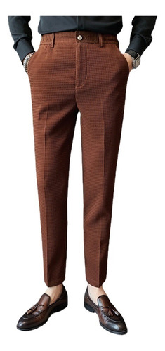 Pantalon De Vestir Para Hombre Casual Vintage Formal