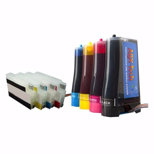 Sistema Continuo Aqx Para 7740 7720 8720 954 C/ Tinta C/chip