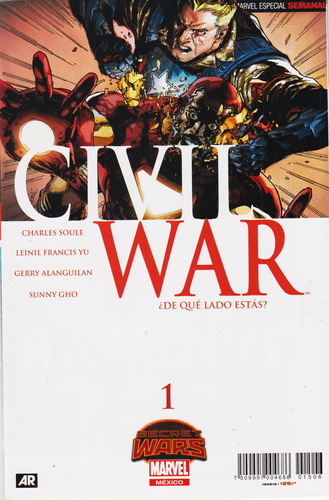 Comic Marvel Especial Semanal Civil War # 1 Secret Wars 