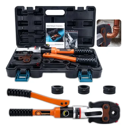 Juego Reparación Tubería Cobre Herramienta Para Rebordear Tuberías De Freno - 3/16 Y 1/4 Pulgadas, Ideal Para Reparaciones En Coches Tubo Aire Acondicionado Cobre