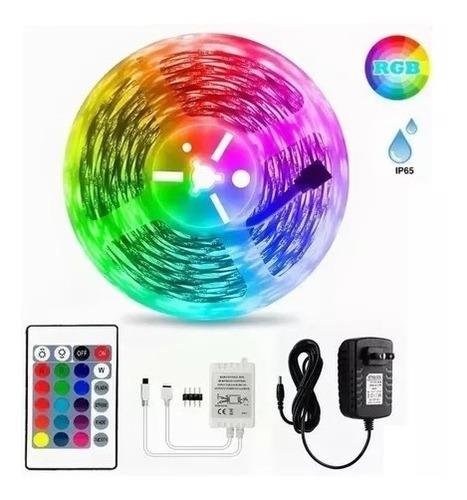 Tira De Led Rgb Bluetooth Control Remoto 5m Gamer /e