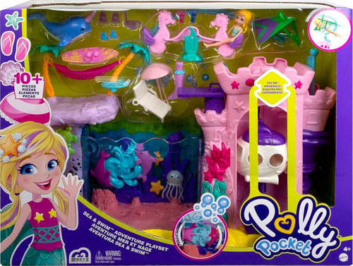 Polly Pocket, Aventuras De Sirena Set De Juego