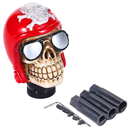 Pomo De Cambio Con Forma De Calavera De Bashineng, Palanca D