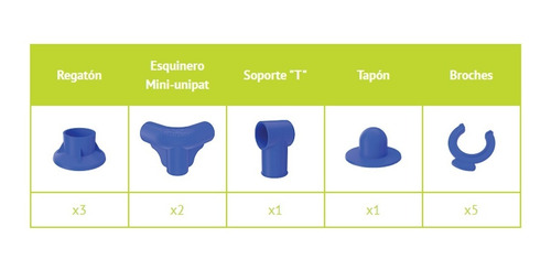 Imagen 2 de 4 de Accesorios Plásticos Repuestos Pelopincho 1010