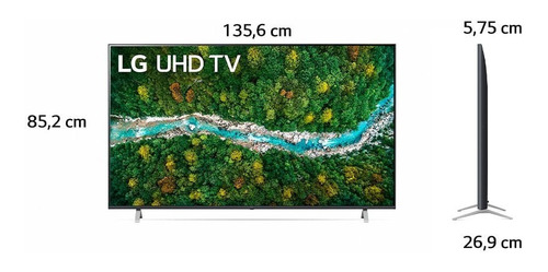 Imagen 5 de 7 de Televisor LG 2021 60up7750psb Uhd Ai Thinq Magic Remote Nfc