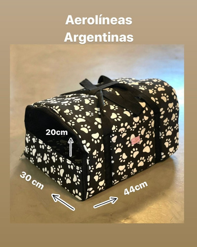 Imagen 7 de 9 de Bolso Transportador Perro/gato Para Aerolíneas Argentinas