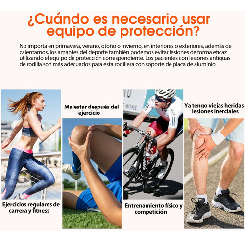 Rodilleras Deportivas, Rodilleras De Soporte, Rodillera