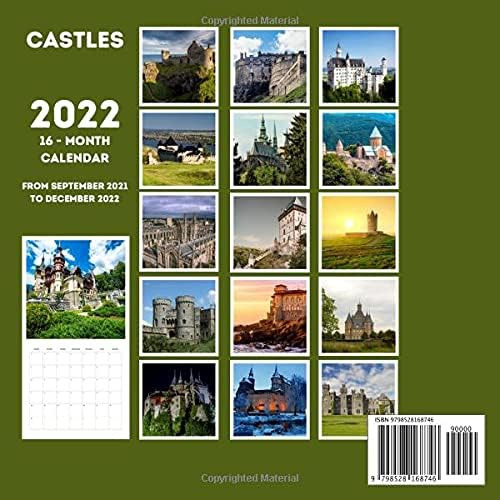Libro: Castles Calendar 2022: 16-month Calendar, Cute Gift I