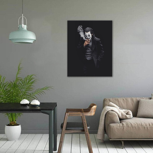 Cuadro Decorativo Joker Dc Película En Canvas 40x50 Cm