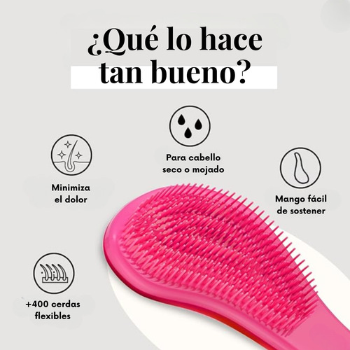 Cepillo Desenredante De Cabello Y Anti Frizz Mujer Niñas X12