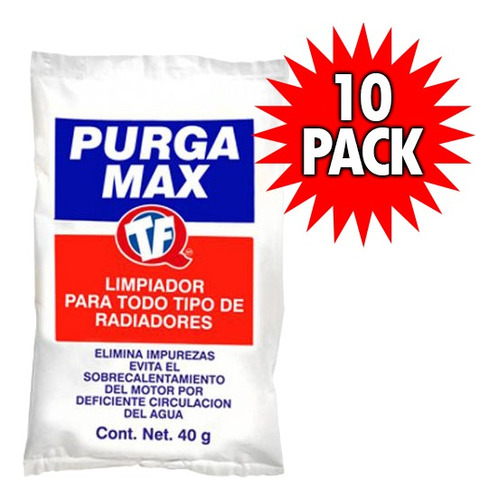 10 Limpiadores Radiadores Y Monoblock Polvo 21a Purga Max Tf