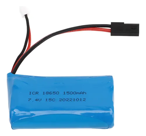 Batería De Litio Rc Car 18650 7.4v 1500mah 5500 Plug
