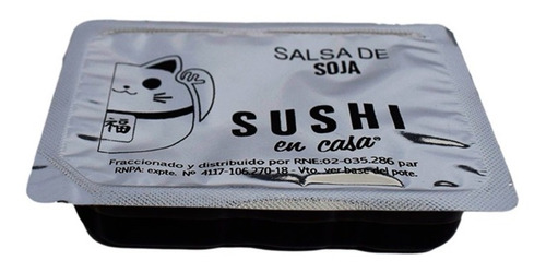 Salsa De Soja En Blister Sushi En Casa 40 Cc X 50 Unidades