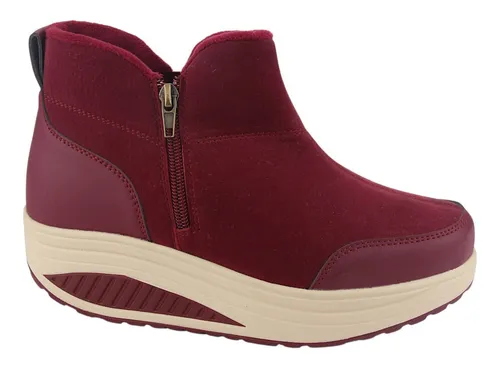 comprar Botin Funway Mujer Tija-4 Rojo Casual