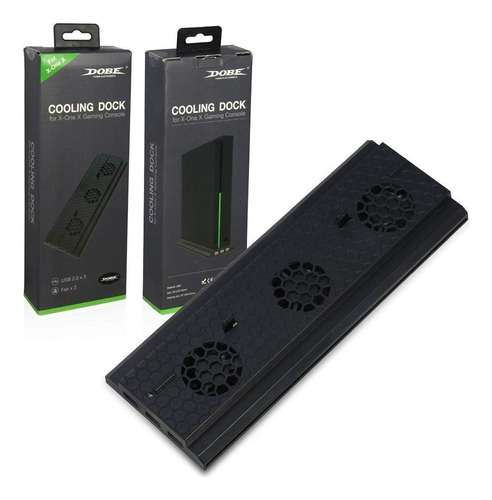 Base Vertical De Refrigeración Para Xbox One X,(negro)
