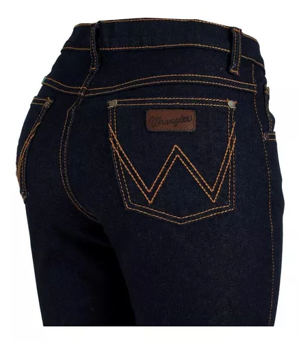 Pantalon Jeans Vaquero Wrangler Mujer Cintura Alta Nb40