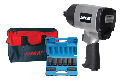 Aircat 1777k: Kit De Llave De Impacto De 3/4 Pulgadas Con Ma