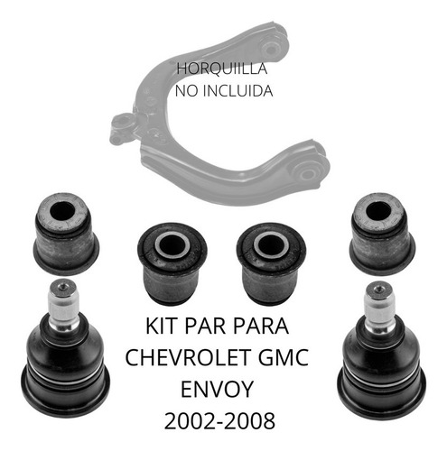 Kit Bujes Y Par Rotulas Para Chevrolet Gmc Envoy 2002-2008