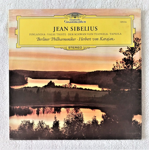 Herbert Von Karajan Lp Jean Sibelius