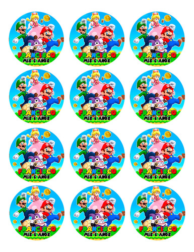 Super Mario (kit Para Imprimir)