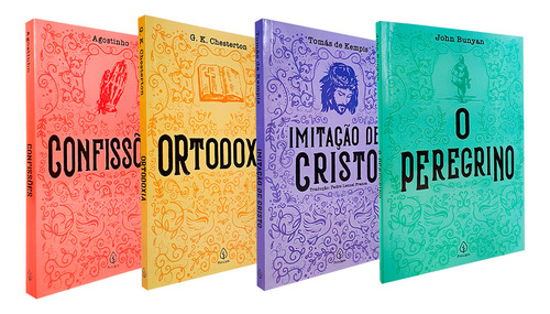 Box 04 Livros | Clássicos Da Literatura Cristã