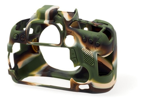 Carcasa Silicon Easycover Camuflaje Canon 70d + Mica Lcd